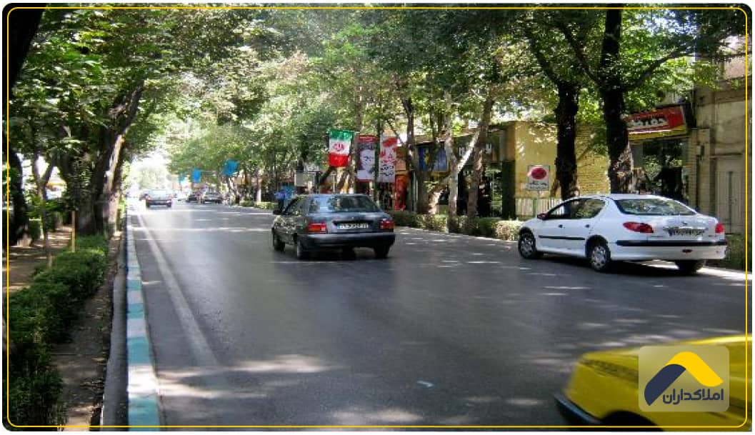خیبان باغ دریاچه اصفهان
