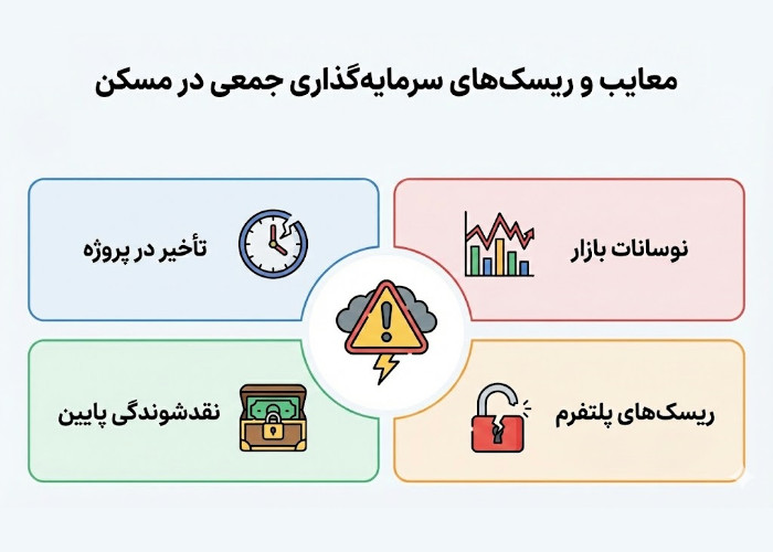 معایب سرمایه گذاری جمعی