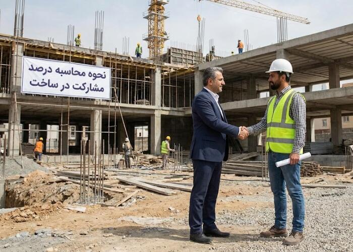 نحوه محاسبه درصد مشارکت در ساخت