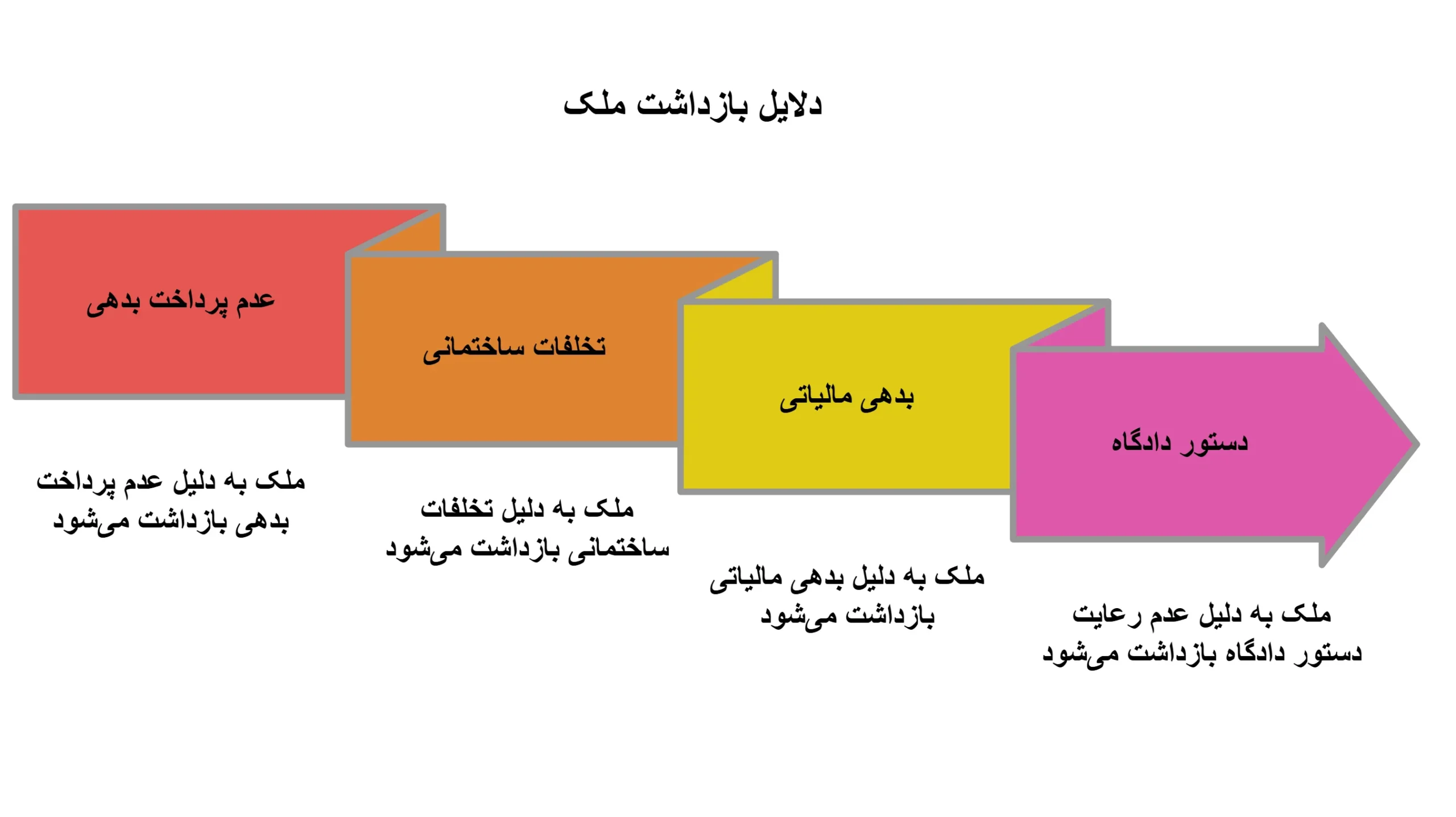 دلایل بازداشت ملک