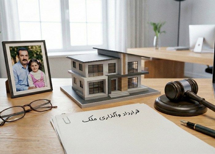 نمونه قرارداد واگذاری ملک به فرزند