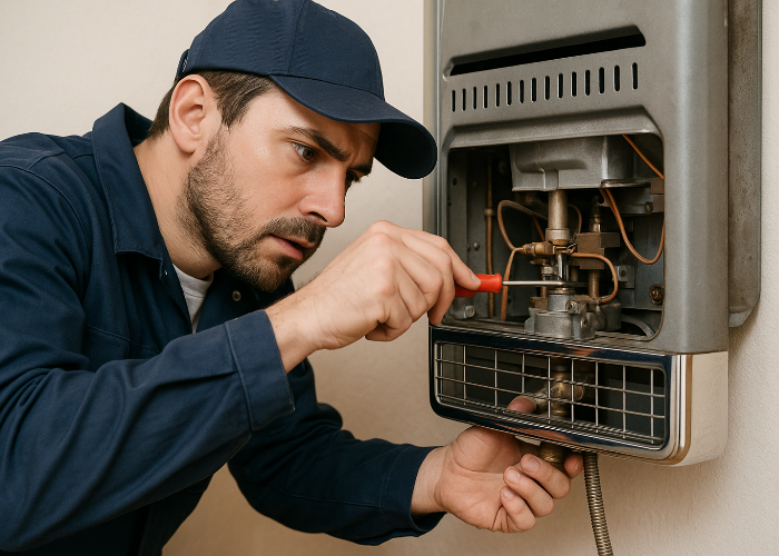 سرویس بخاری گازی قبل از شروع فصل سرما