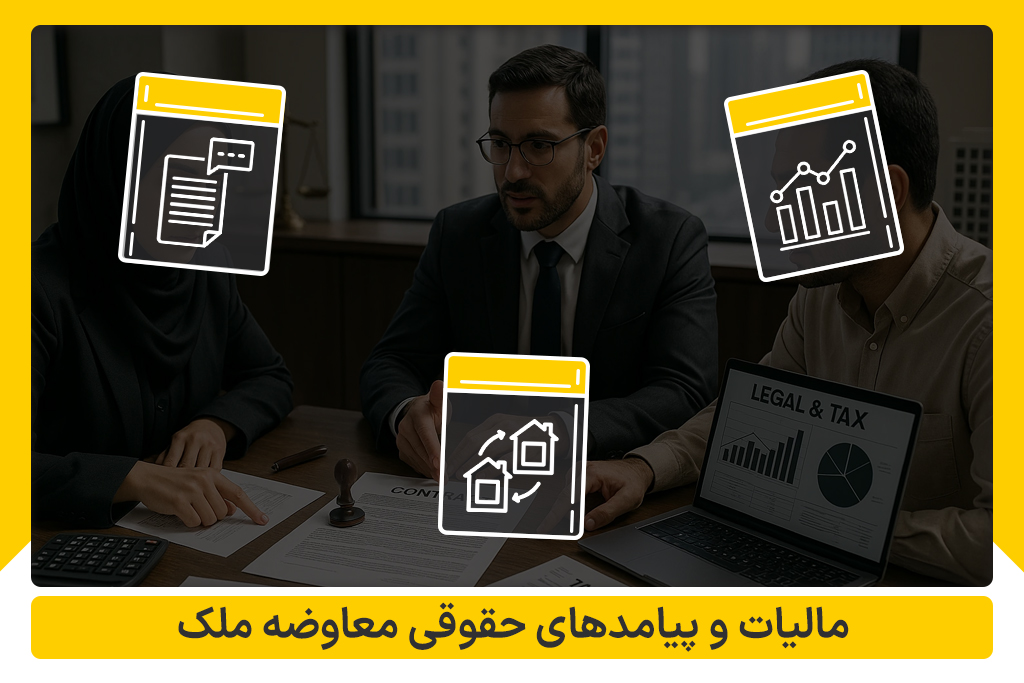 مالیات و پیامد های حقوقی معاوضه ملک