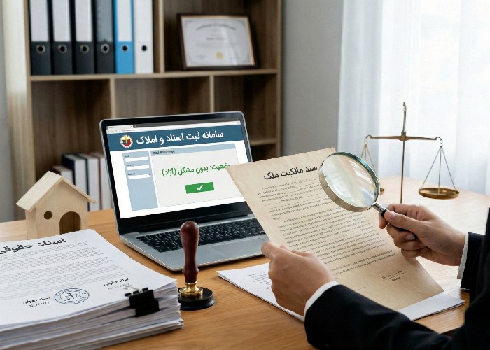 استعلام ممنوع الخروجی ملک