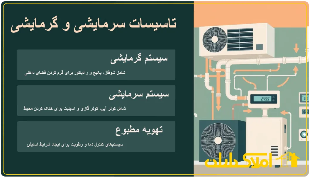 تاسیسات سرمایشی و گرمایشی ساختمان