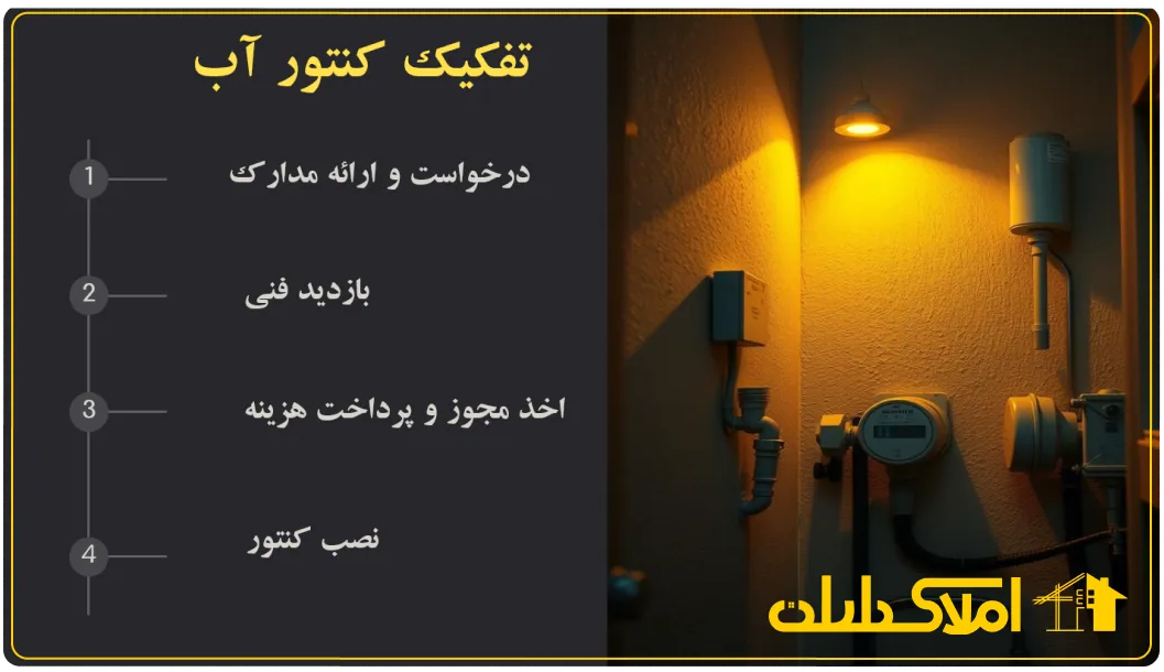 تفکیک کنتور آب