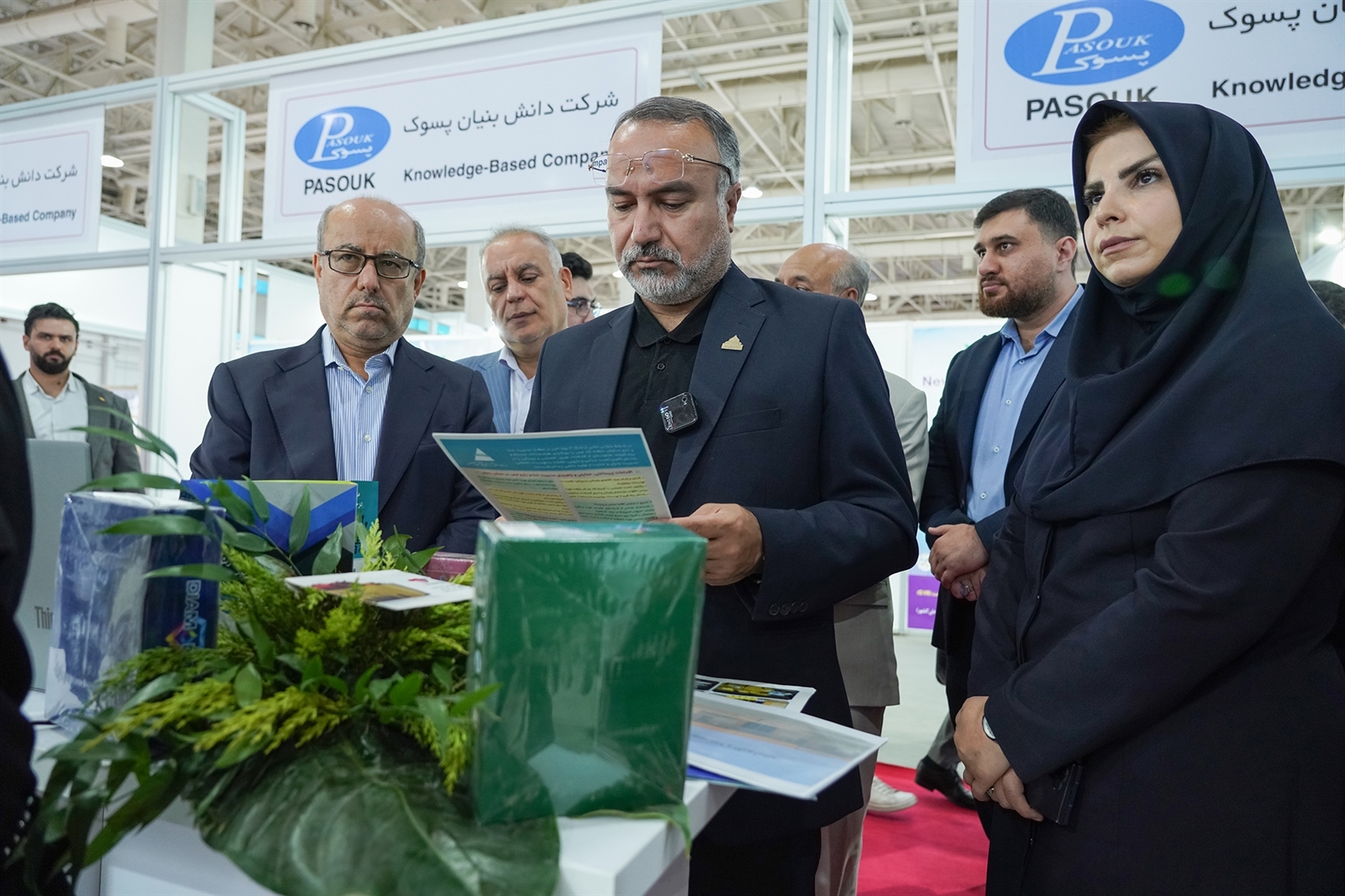 بازدید معاون فرهنگی، اجتماعی و گردشکری دبیرخانه شورایعالی مناطق آزاد از غرفه ارس نمایشگاه ایران زیرساخت